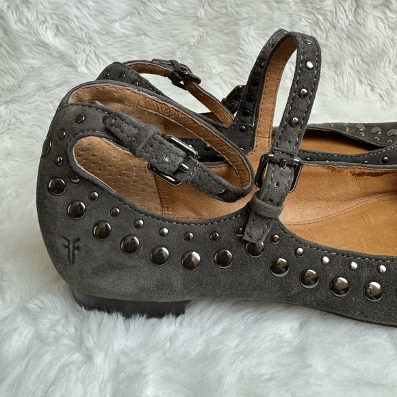 Frye Sienna Studded Cross Ballet Flats - Picture 8 of 10